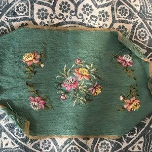 Vintage | Floral Needlepoint Tapestry Panel